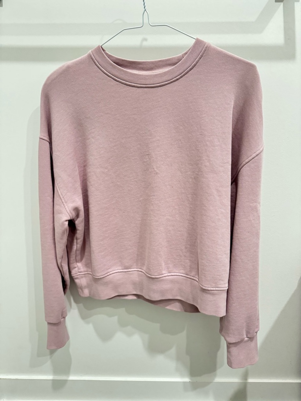 Frank & Oak Dusty Pink Crewneck Sweatshirt
